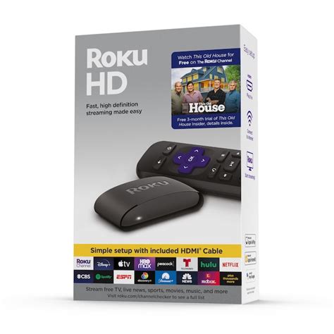Roku HD Smart Streaming Device with Remote Control Included 3932RD at ...