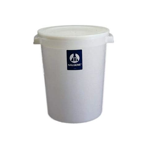 Nalgene 7142-0015 Polyethylene Stackable Round Lab Storage Containers ...