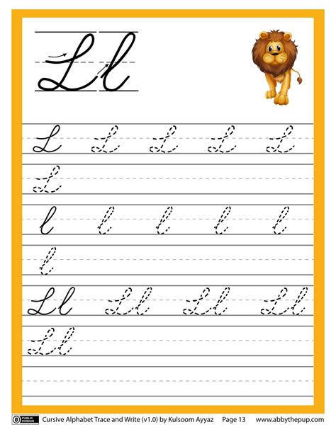 Cursive Letter L Capital