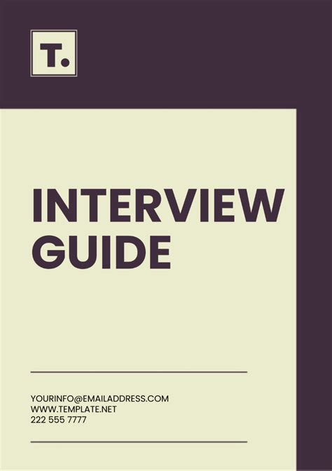 Image result for Interview Guide Sample