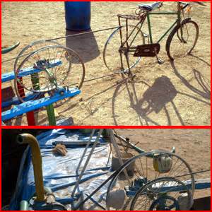 Cycle operated water-lifting pump - National Innovation Foundation-India