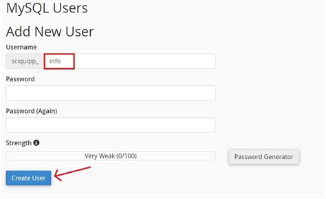 Image result for Create User cPanel