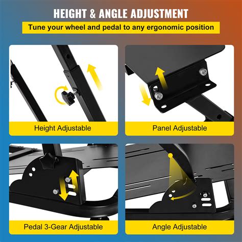 VEVOR Racing Simulator Steering Wheel Stand for India | Ubuy