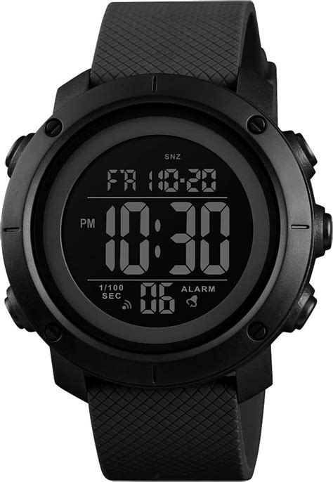 EDDY HAGER Digital Army Sports Watch - for Men EH-800 (Black) : Amazon ...