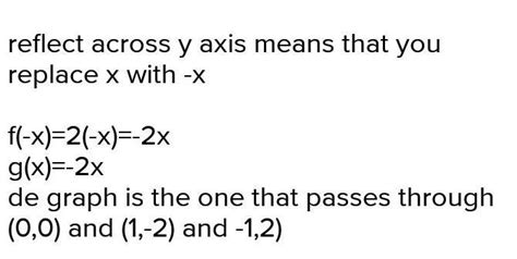 The graph of g(x) = (One-half)x is the graph of f(x) = 2x reflected ...
