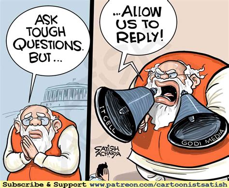 Cartoons on Contemporary India – Once in a Blue Moon Academia