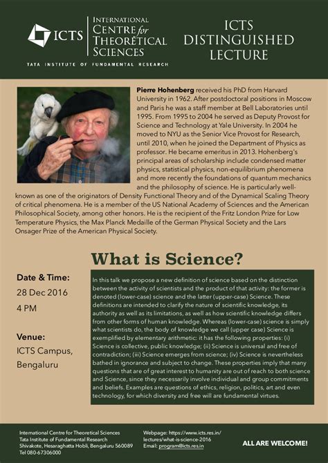 What is Science? | ICTS