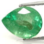 3.04-Carat Pear-Shaped Intense Green Zambian Emerald :: $456 USD ...