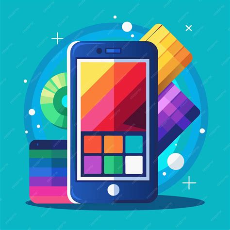 Premium Vector | Vibrant Phone Design RGB and CMYK Colors Palette