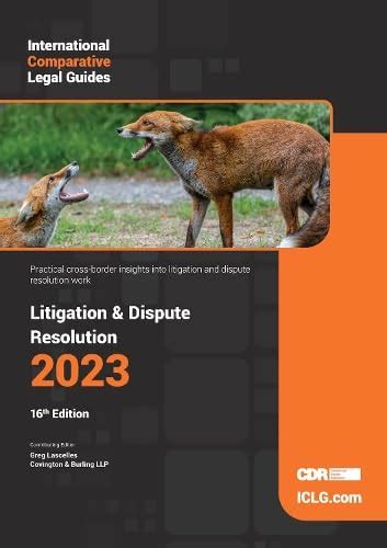 Buy International Comparative Legal Guide - Litigation & Dispute ...