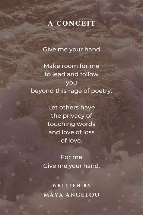 Maya Angelou Poems About Love