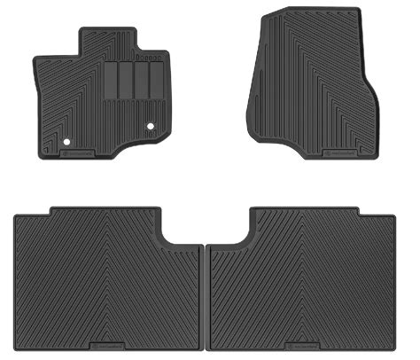 RoadComforts RC37114 Custom Fit All-Weather Floor Mats for 2017 Ford F ...