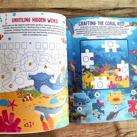 Underwater Expedition Activity Book for Kids Age 5 -10 years (Voyages ...