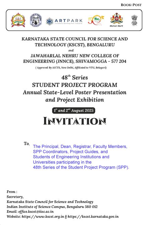 KSCST : Student Projects Programme