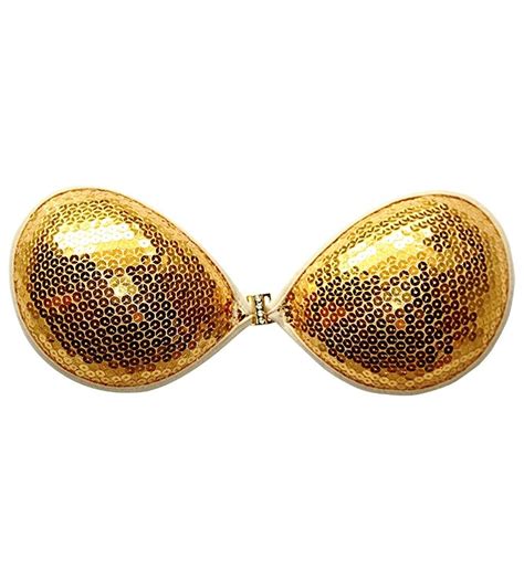 Under Cover Lingerie Gold Shimmer Silicon Pasty Bra (32W x 32L ...