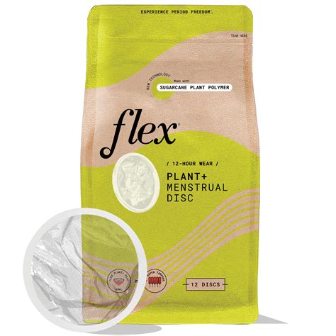 Snapklik.com : Flex Plant Plus Disc Plant-Based Disposable Period Discs ...