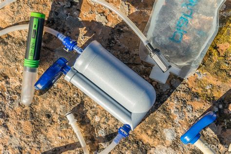 Backpacker water purification equipment for safe drinking water travel