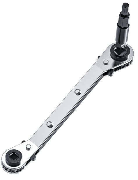 Buy HVAC Service Wrench, Refrigeration Ratcheting Curved Wrench 3/8” 1/ ...