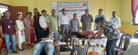Blood Donation Camp and Free Eye & Dental Check-up – SPES’s Goa Multi ...