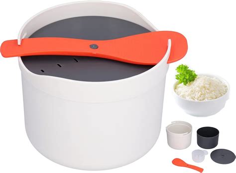 Amazon.com: Microwave Rice Cooker Steamer, Microwave Pasta Cooker with ...