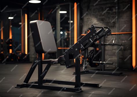 Premium AI Image | cable preacher curl at gym photo high quality