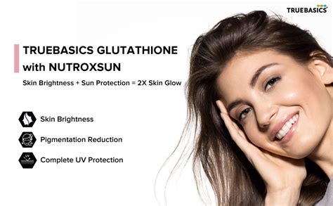TrueBasics Glutathione (30 Tablets) | With Nutroxsun, Biotin & Vitamin ...