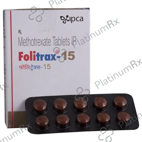 Folitrax 15mg Tablet 10s - Uses, Side Effects, Price, Generic | PlatinumRx