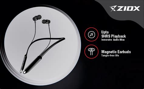 Ziox® Ripple Wireless Bluetooth 5.0 Headset Neckband, 12Hrs Play Time ...