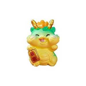 Buy FABLOFT® Mini Dragon Statue Miniature Figurine for Spring Festival ...