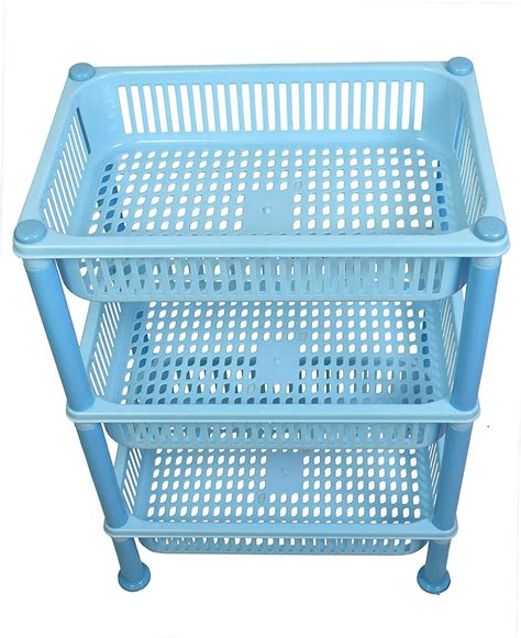 AHULZ Plastic Vegetable Stand for Kitchen Fruit/Sabji/Multipurpose ...