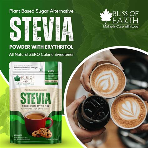 Bliss of Earth Stevia Powder – Sugar Free Stevia with Zero Calorie Sug