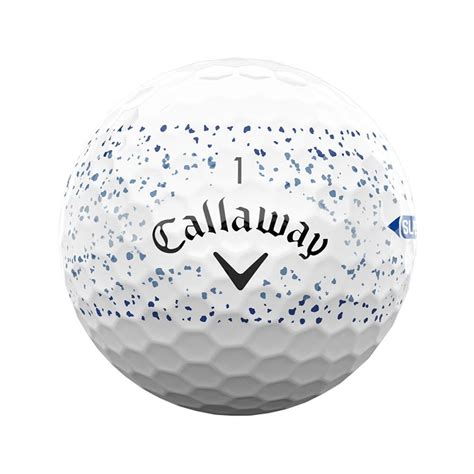 Callaway Supersoft Splatter 360 Golf Balls - White/Blue