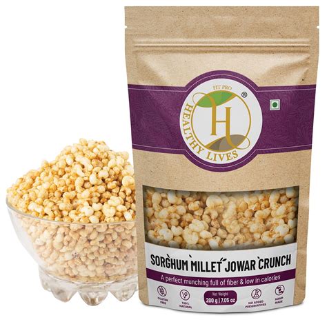 Fitpro Healthy Lives Crunchy Sorghum Millet Jowar Snack – Nutritious ...