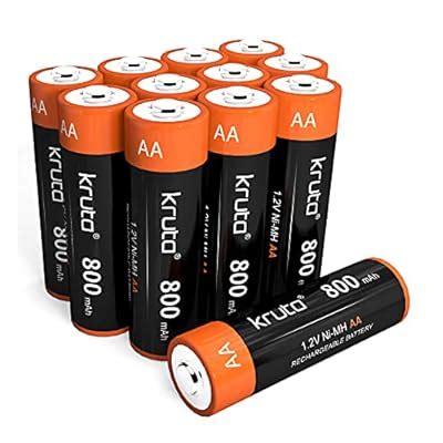 Pre-Charged Kruta NiMH Rechargeable AA Batteries - India | Ubuy