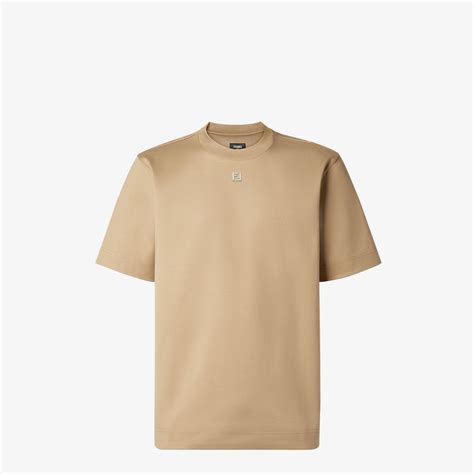 T-Shirt Cotton Beige | Fendi