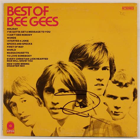 Lot Detail - Bee Gees Barry Gibb Signed "Best of Bee Gees" Album