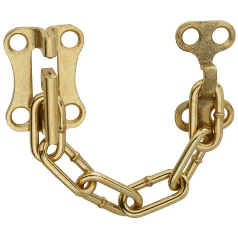 National Hardware V838 Select-A-Chain Chain Door Fasteners in Brass ...