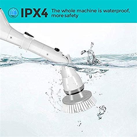 Masthome Electric Spin Scrubber, 6 Replaceable Brush Heads, 360 Power ...