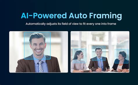 PeopleLink® Stellar X20 Webcam – 2K 30FPS ePTZ Camera with Speaker, AI ...