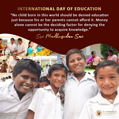 Sri Sathya Sai University for Human Excellence | International Day of ...