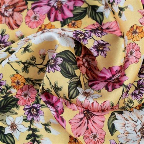 Multi Color Armani Satin Digital Print