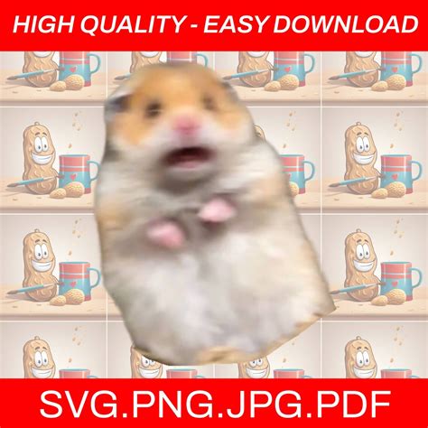 Scared Hamster PNG, Scared Hamster Meme, Scared Hamster SVG, Scared ...