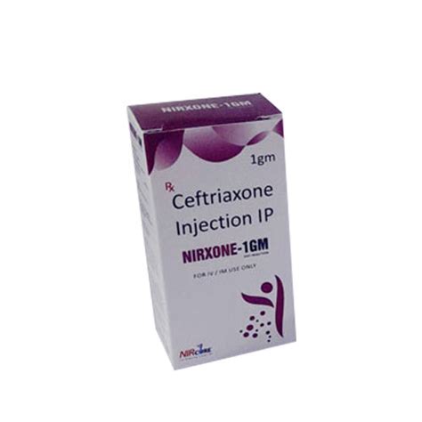 NIRXONE-1GM Injections Nircure Lifesciences Pvt Ltd.