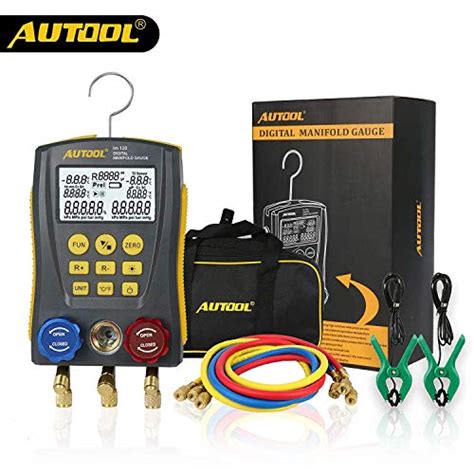 Buy Refrigeration Gauges Digital Manifold HVAC Gauge Set, Vacuum ...