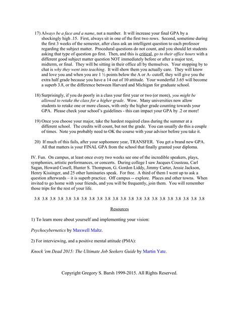 How to Get Good Grades in College | DOC