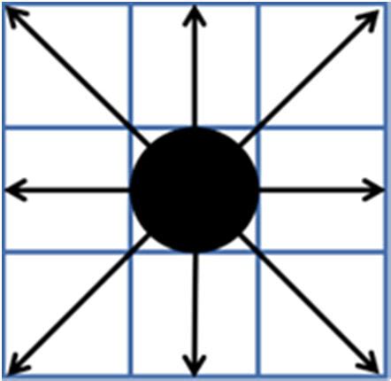 Image result for Moore Neighborhood Python