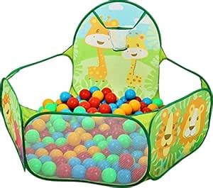 KOLAR Large Jungle Activity Ball Pool For Kids With 35 Soft Balls, Ball ...