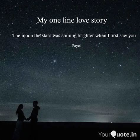 The moon the stars was sh... | Quotes & Writings by Payel Raj | YourQuote