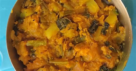 Aditya Khan দ্বারা পুঁই দিয়ে কুমড়ো ঝাল (Pui Diye Kumror Jhal Recipe ...