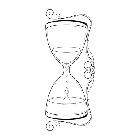 Hourglass line art Images - Free Download on Freepik